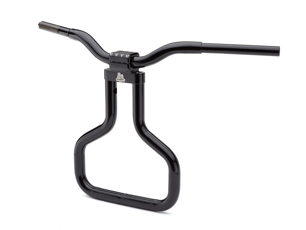 LA Choppers LA-7339-16BLK 16" x 1-1/4" Straight Kage Fighter Handlebar Gloss Black for Harley-Davidson Road Glide 15-23