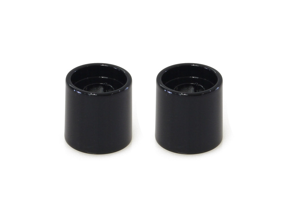 LA Choppers LA-7413-01BLK 1" Tall x 1" Thick Riser Spacers Gloss Black