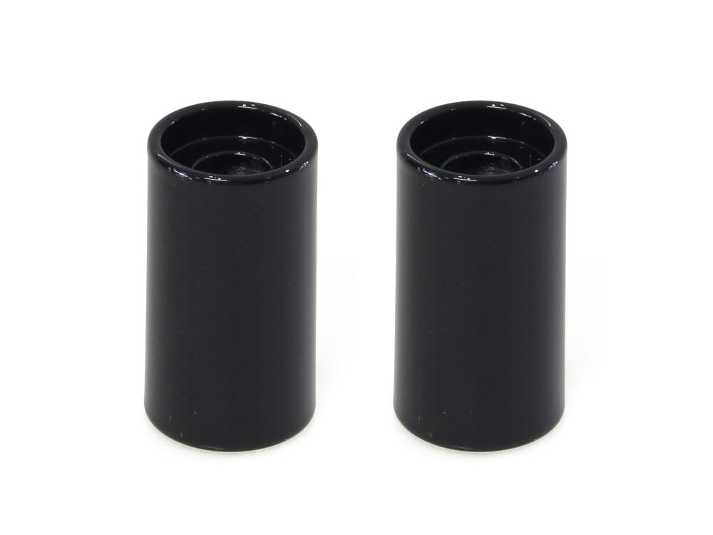 LA Choppers LA-7413-03BLK 2" Tall x 1" Thick Riser Spacers Gloss Black
