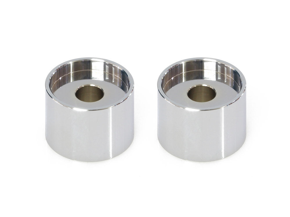 LA Choppers LA-7413-51 1" Tall x 1.5" Thick Riser Spacers Chrome