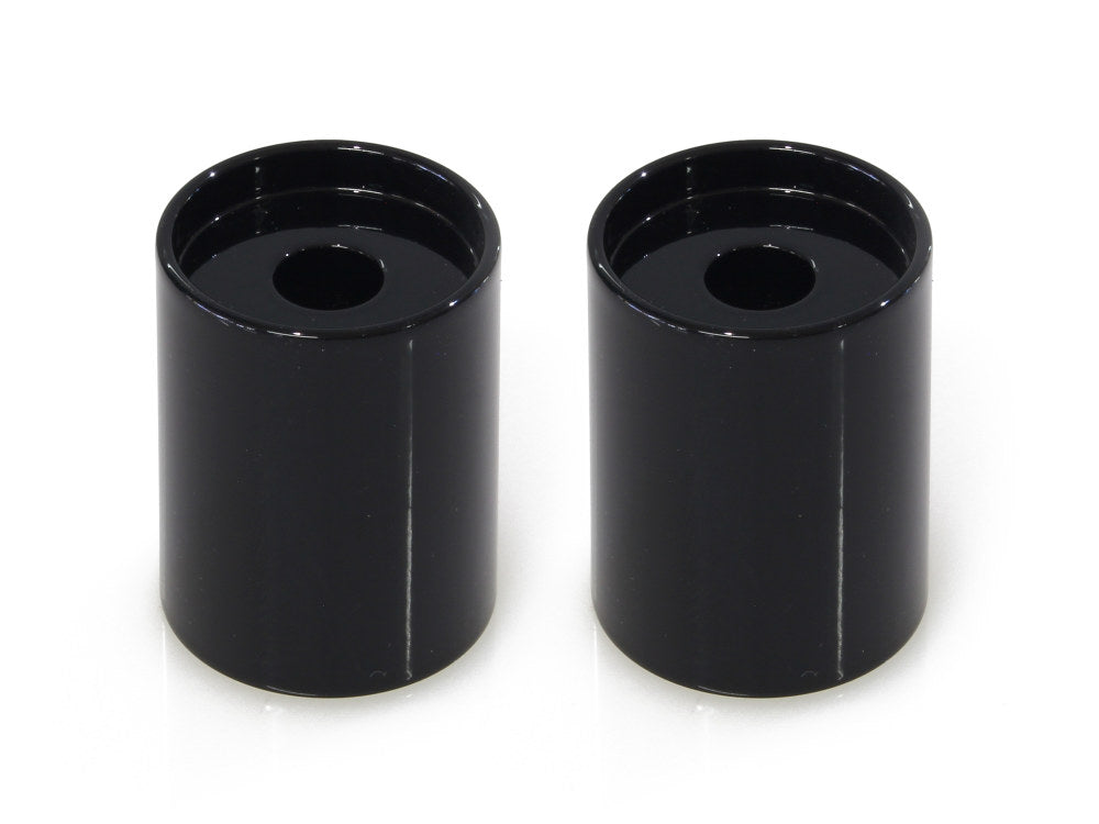 LA Choppers LA-7413-53BLK 2" Tall x 1.5" Thick Riser Spacers Gloss Black