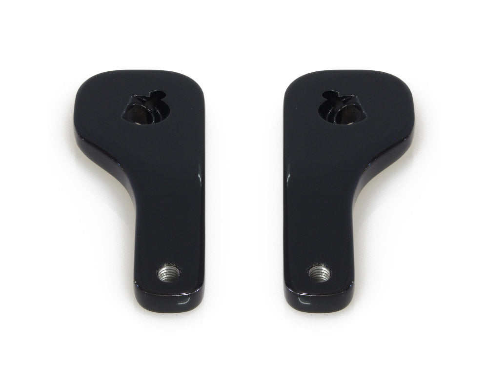 LA Choppers LA-9001-01BLK Mirror Drop-Down Brackets Black for Harley-Davidson Street Glide/Ultra Glide 14-Up