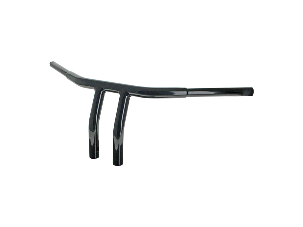LA Choppers LA-W1001-08BLK 8" x 1-1/4" Drag T-Bar Handlebar Gloss Black