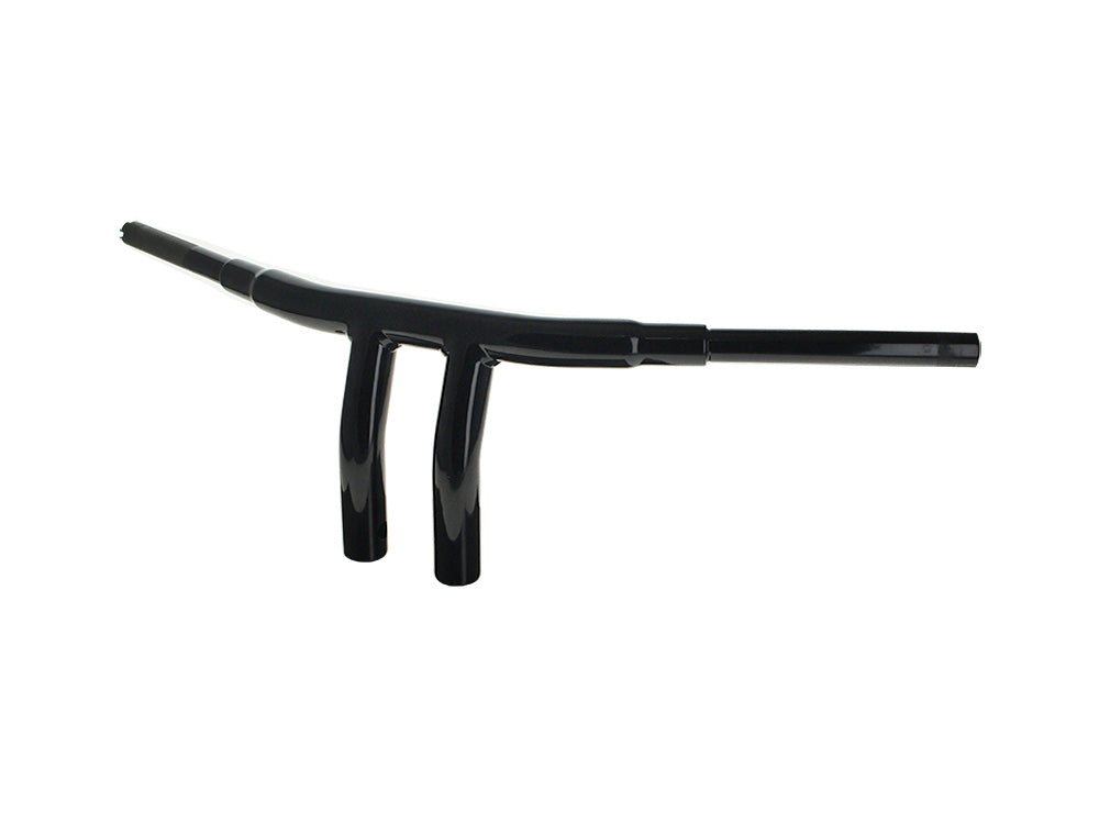 LA Choppers LA-W1012-10BLK 10" x 1-1/2" Drag T-Bar Handlebar Gloss Black