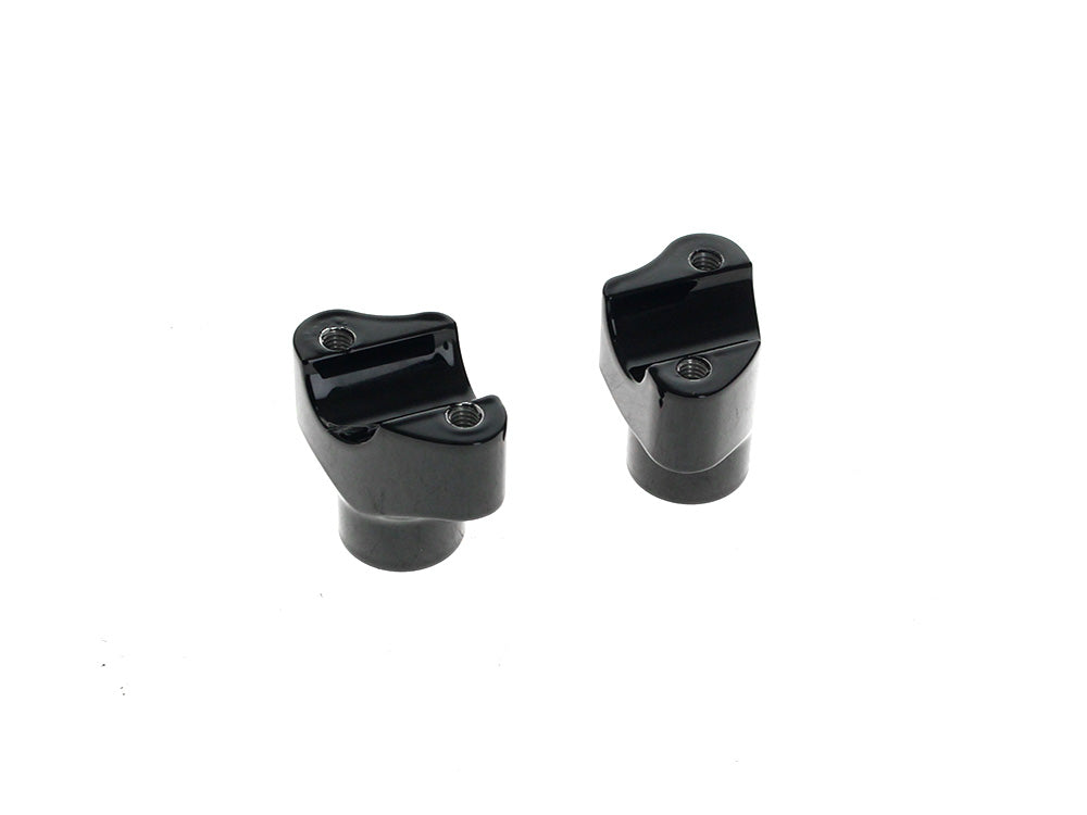 LA Choppers LA-W2003-15BLK 1-1/2" Tall Risers Gloss Black for 1" Handlebar