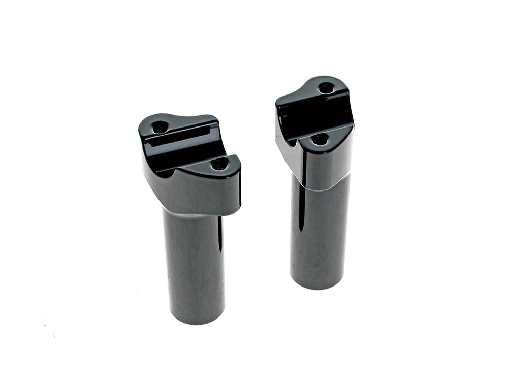 LA Choppers LA-W2003-45BLK 4-1/2" Tall Risers Gloss Black for 1" Handlebar