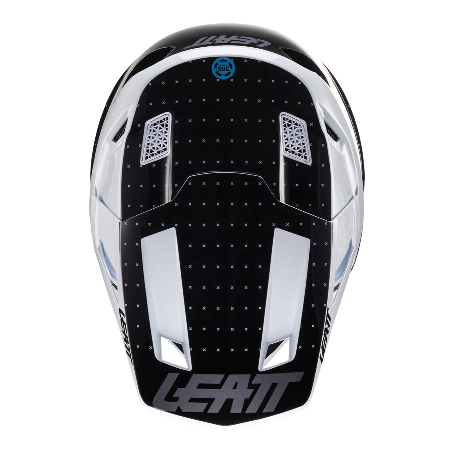 Leatt 2024 Moto 8.5 V24 Black/White Helmet Kit