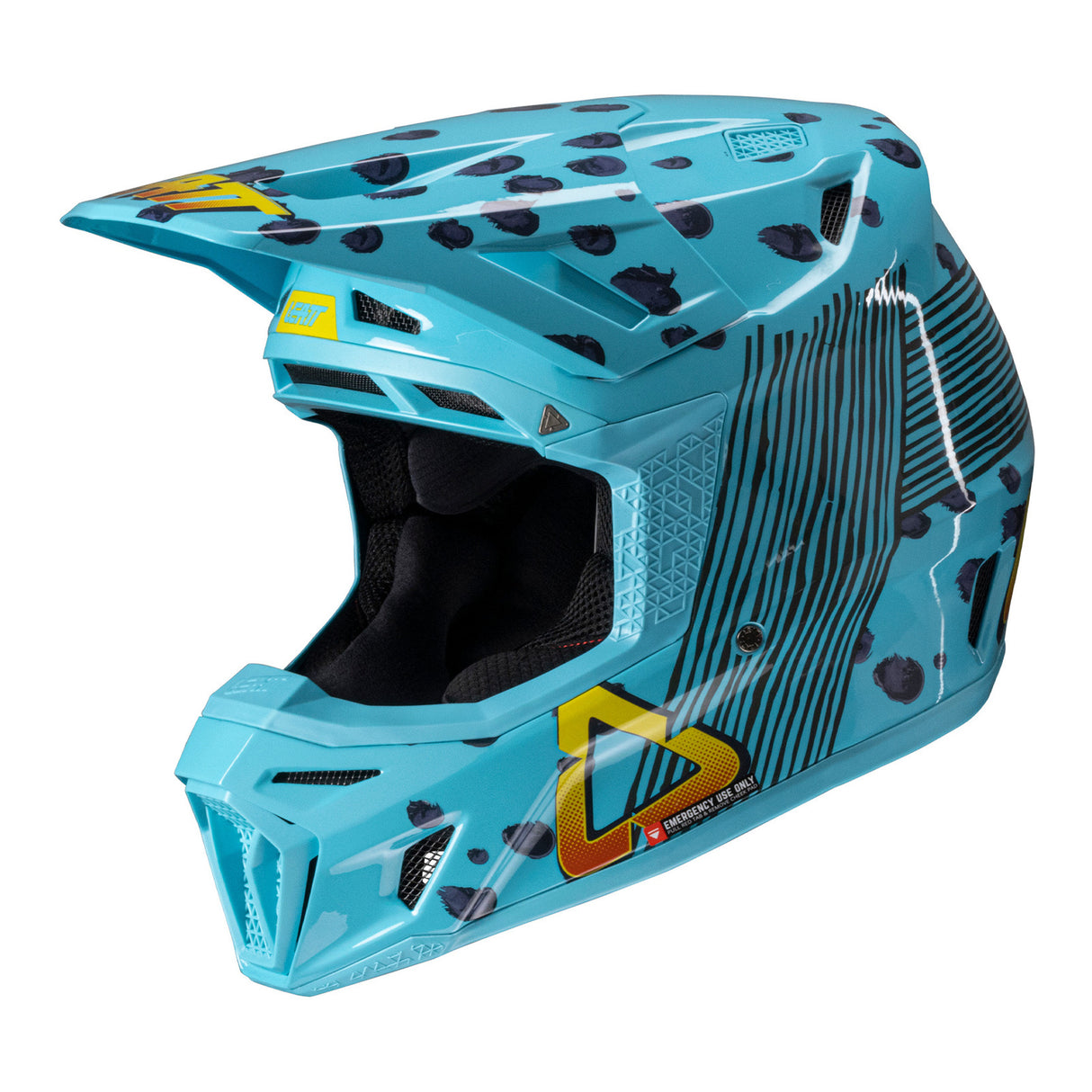 Leatt 2025 Moto 8.5 Cheetah Helmet & Velocity 5.5 Goggle Kit