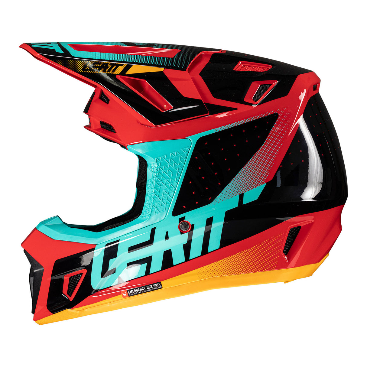 Leatt 2025 Moto 7.5 Red Helmet & Velocity 4.5 Goggle Kit