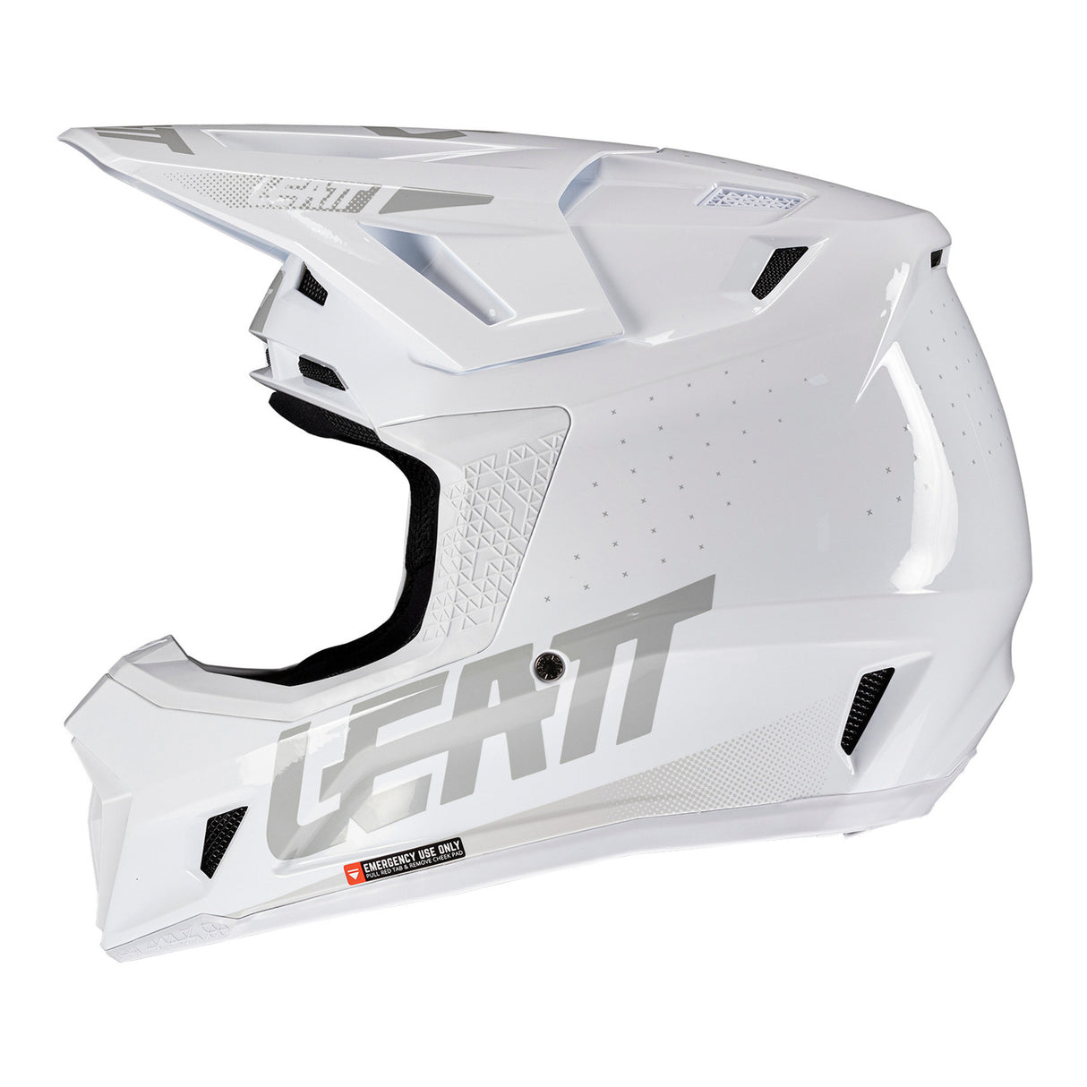 Leatt 2025 Moto 7.5 White Helmet & Velocity 4.5 Goggle Kit