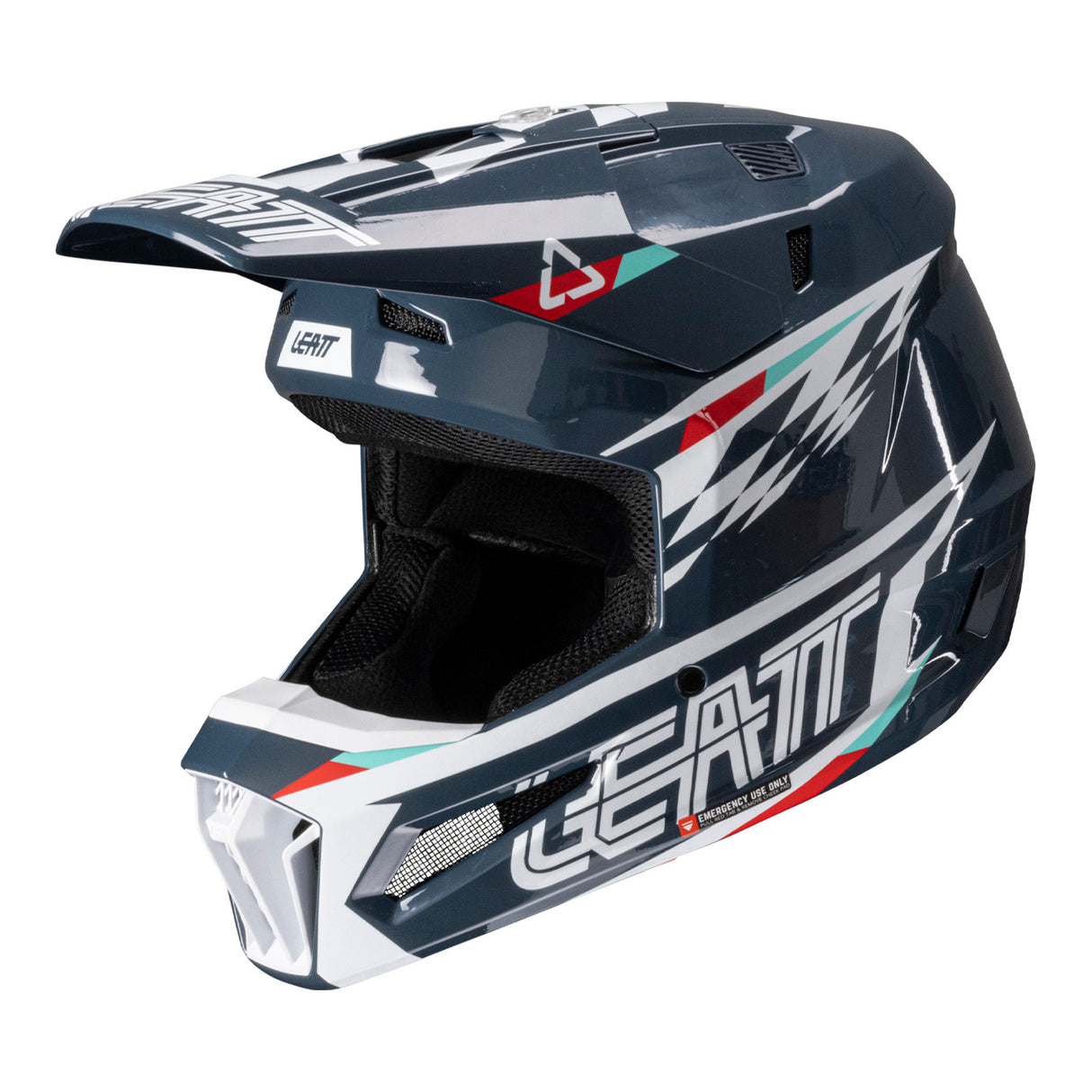 Leatt 2025 Moto 3.5 Blue Helmet & Vizion 3.5 Goggle Kit