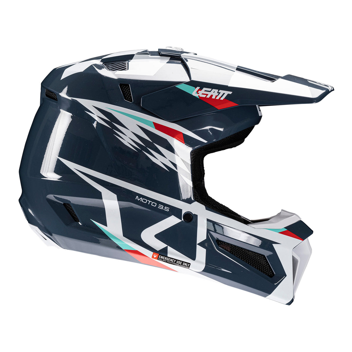 Leatt 2025 Moto 3.5 Blue Helmet & Vizion 3.5 Goggle Kit