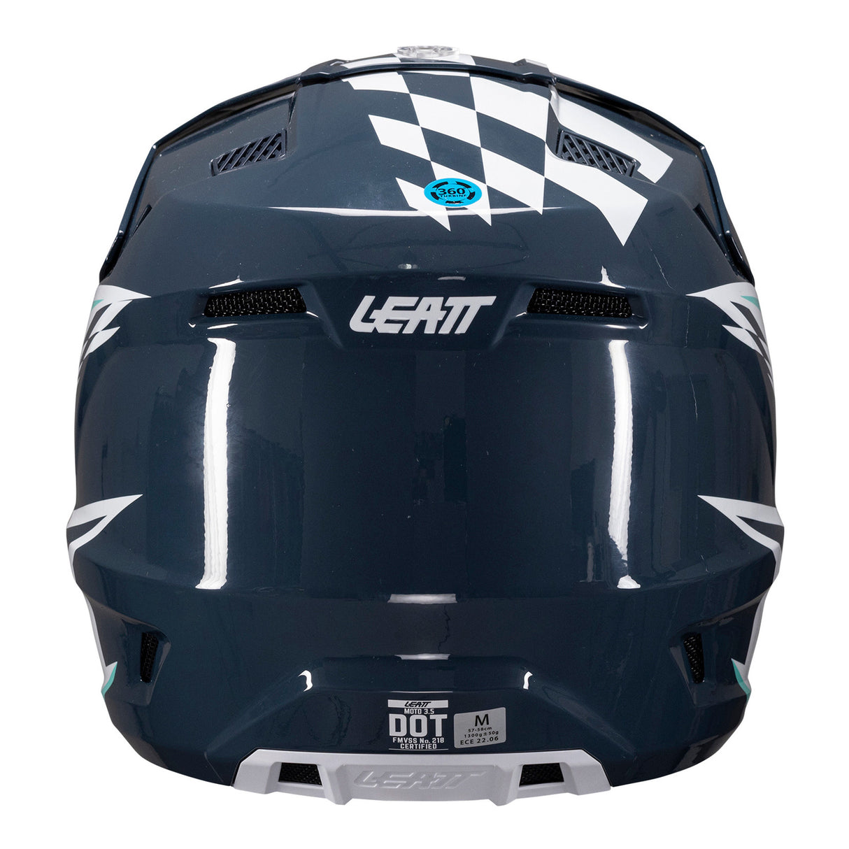 Leatt 2025 Moto 3.5 Blue Helmet & Vizion 3.5 Goggle Kit