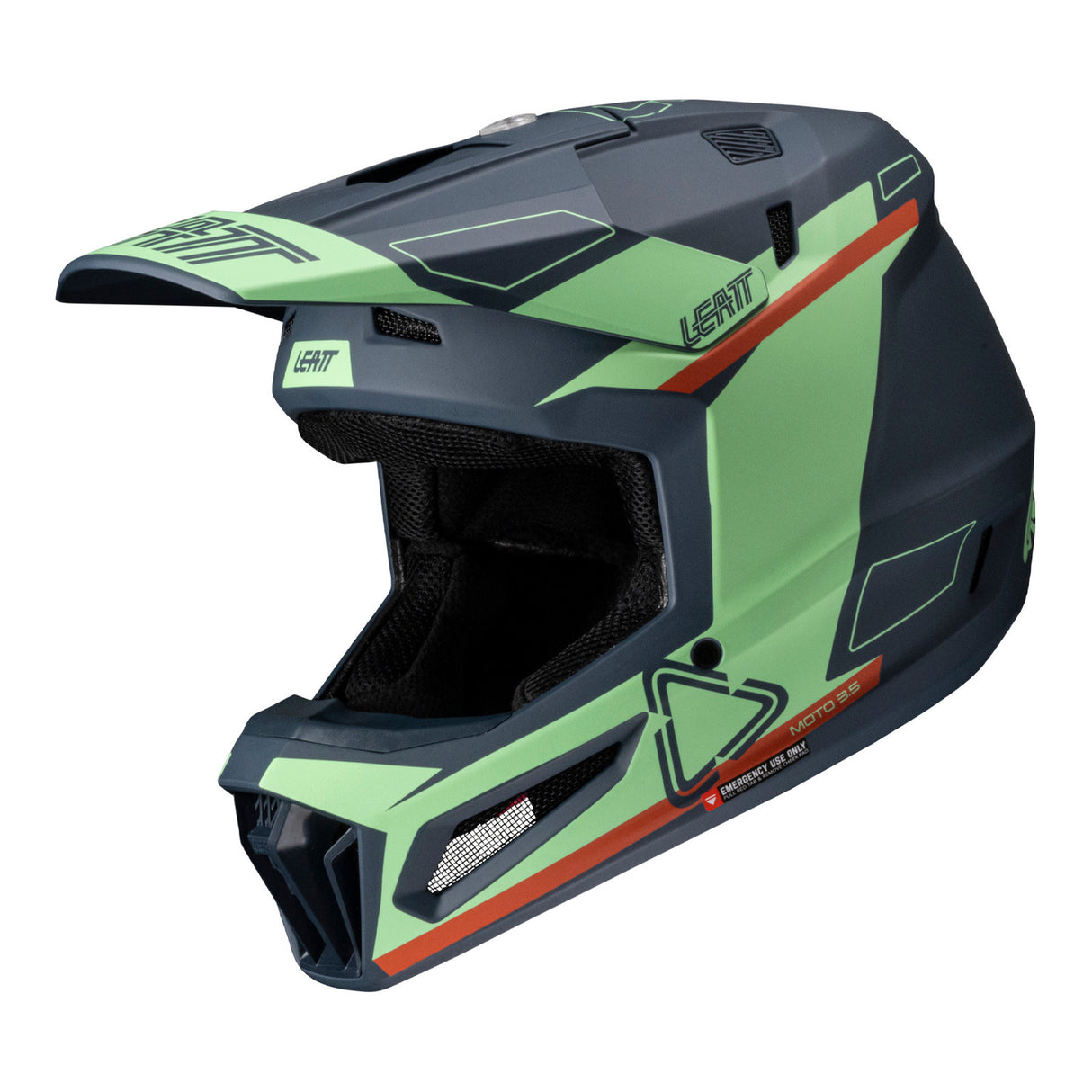 Leatt 2025 Moto 3.5 Matcha Helmet & Vizion 3.5 Goggle Kit