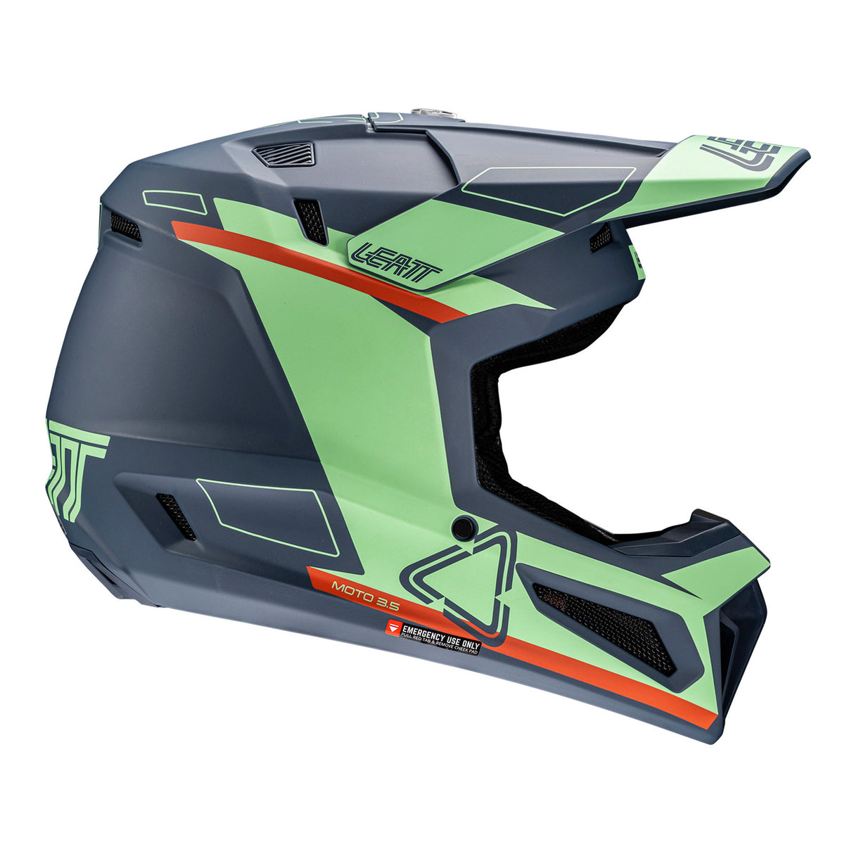 Leatt 2025 Moto 3.5 Matcha Helmet & Vizion 3.5 Goggle Kit