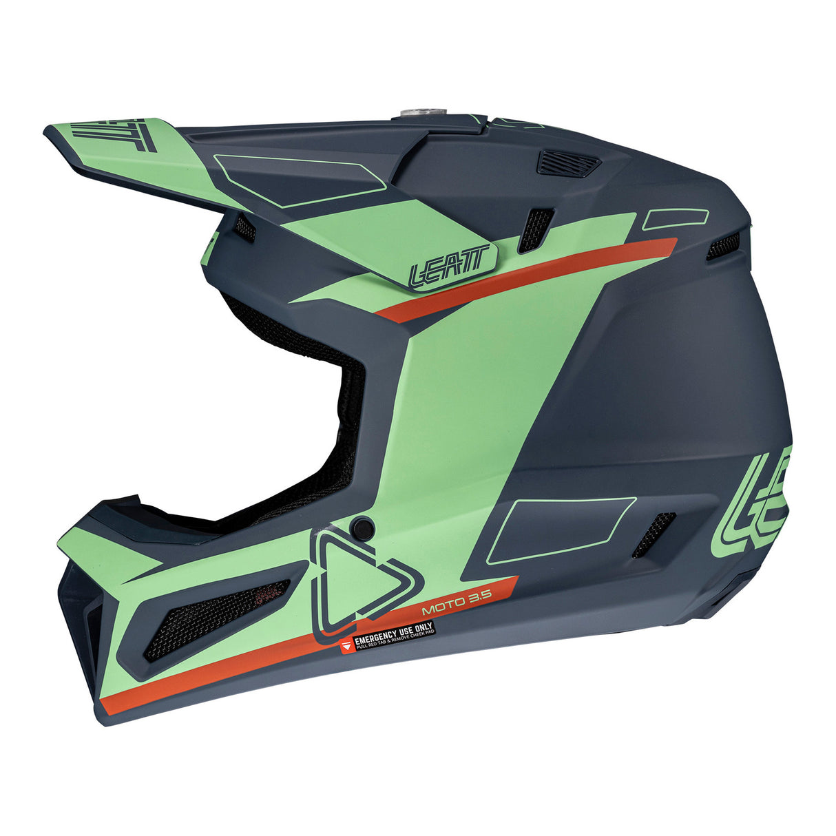 Leatt 2025 Moto 3.5 Matcha Helmet & Vizion 3.5 Goggle Kit