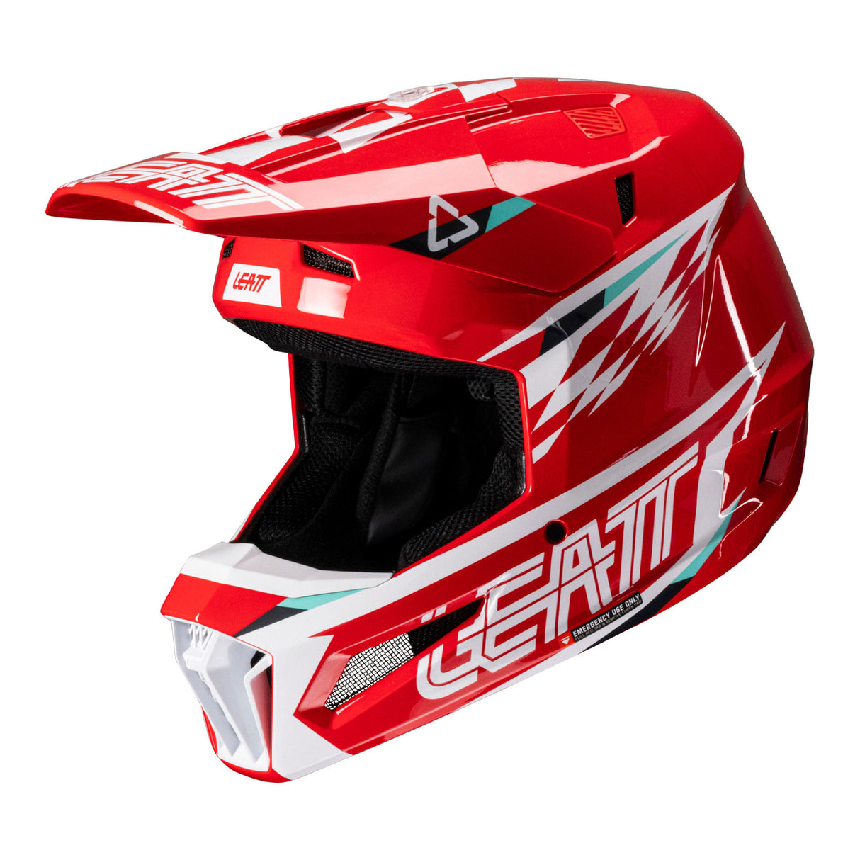 Leatt 2025 Moto 3.5 Red Helmet & Vizion 3.5 Goggle Kit