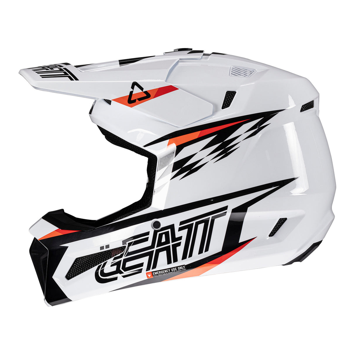 Leatt 2025 Moto 3.5 White Helmet & Vizion 3.5 Goggle Kit