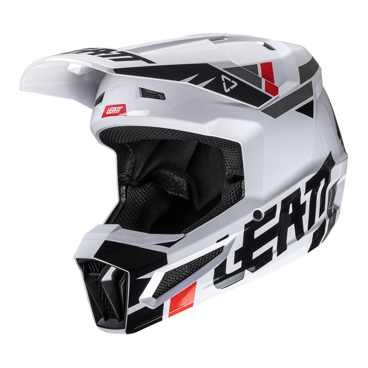 Leatt 2025 Moto 2.5 White Helmet