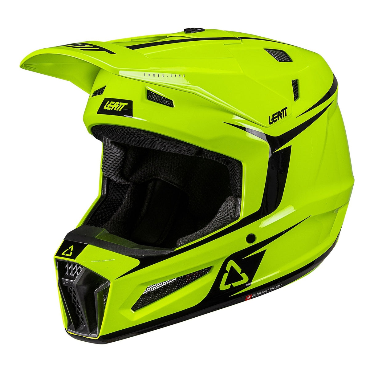 Leatt 2026 3.5 Neon Yellow Helmet & Vizion 3.5 Goggle Kit