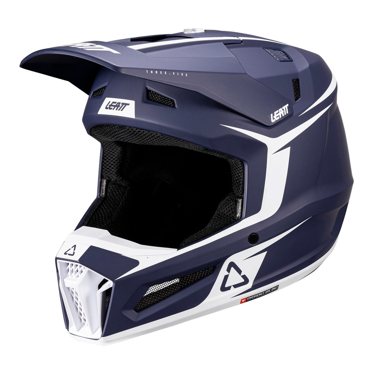 Leatt 2026 3.5 Junior Blue Helmet & Vizion 2.5 Goggles Kit