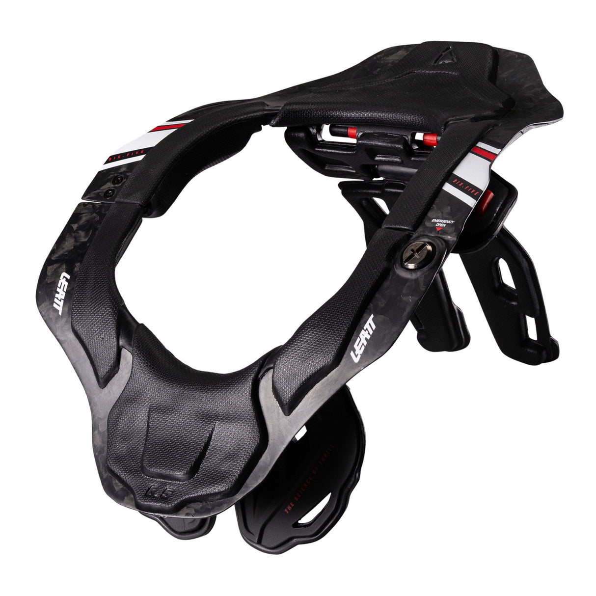 Leatt 6.5 Carbon Black/White Neck Brace