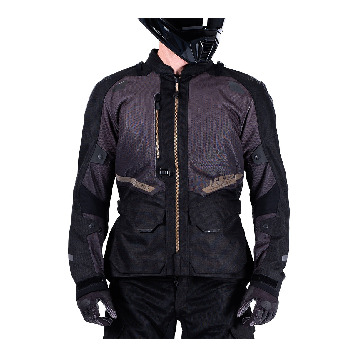 Leatt 5.5 ADV FlowTour Stealth Textile Jacket