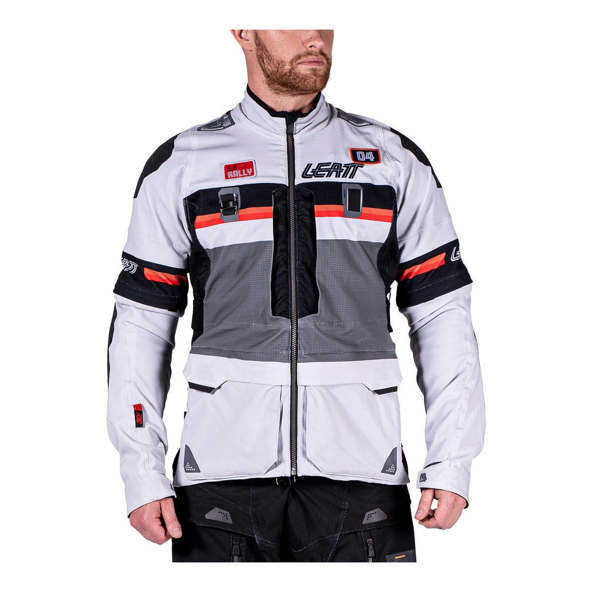 Leatt 5.5 ADV Rally Grey Textile Jacket