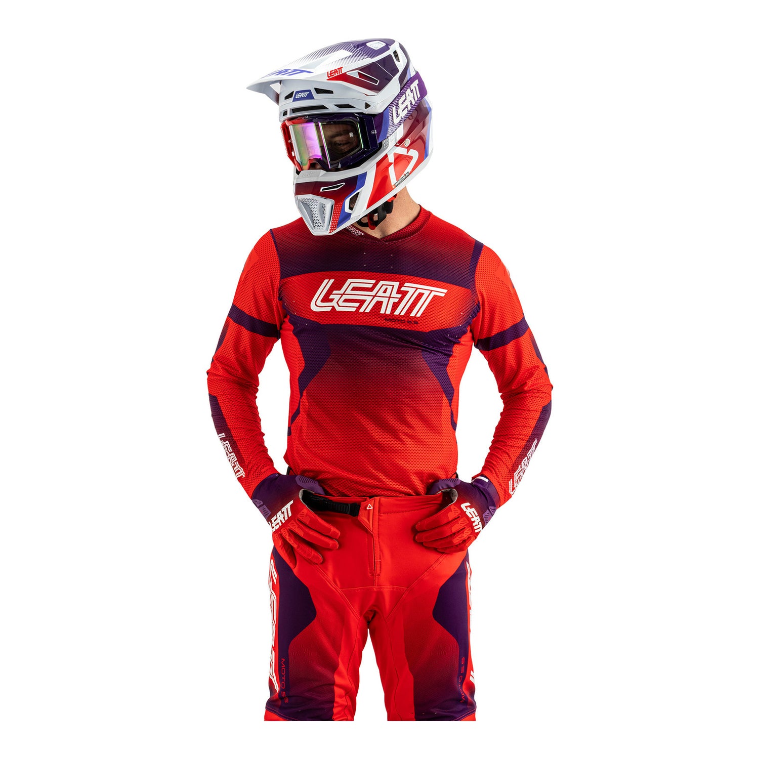Leatt 2025 Moto 5.5 UltraWeld Sunburn Jersey