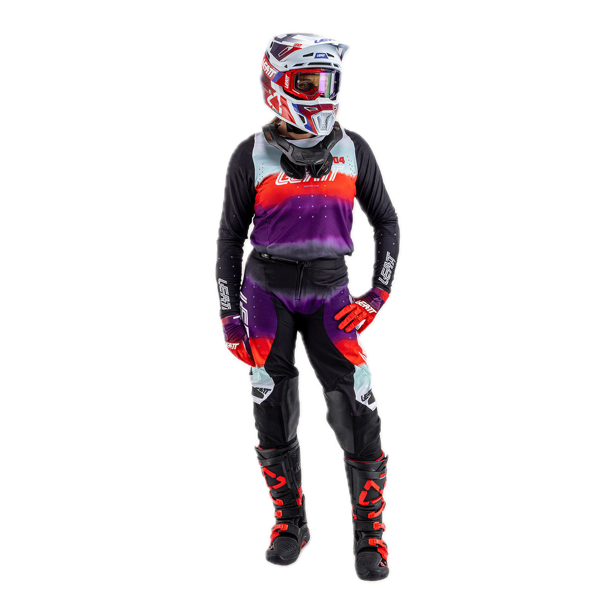 Leatt 2025 Moto 4.5 Lite Sunburn Womens Jersey