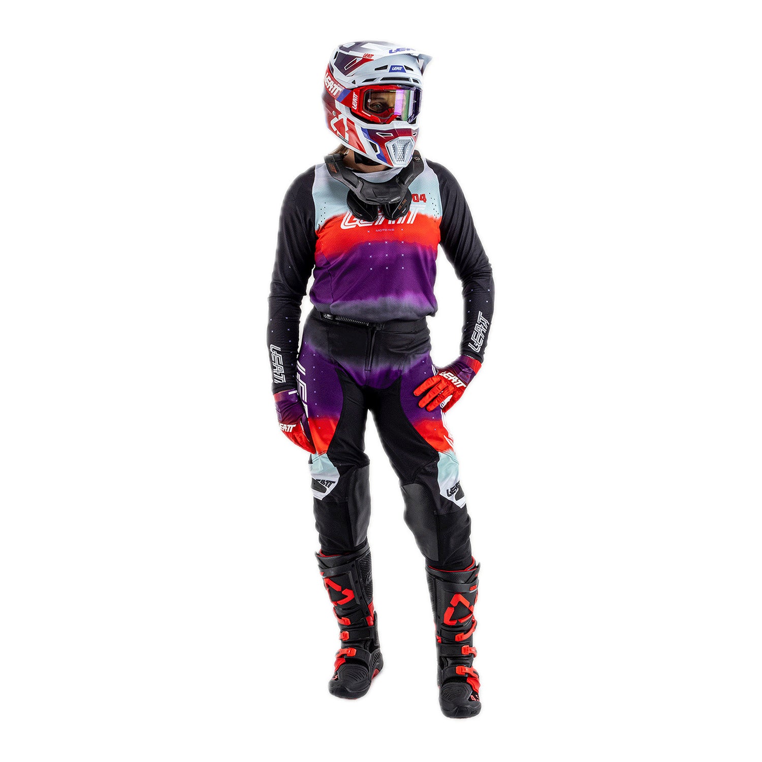 Leatt 2025 Moto 4.5 Lite Sunburn Womens Jersey