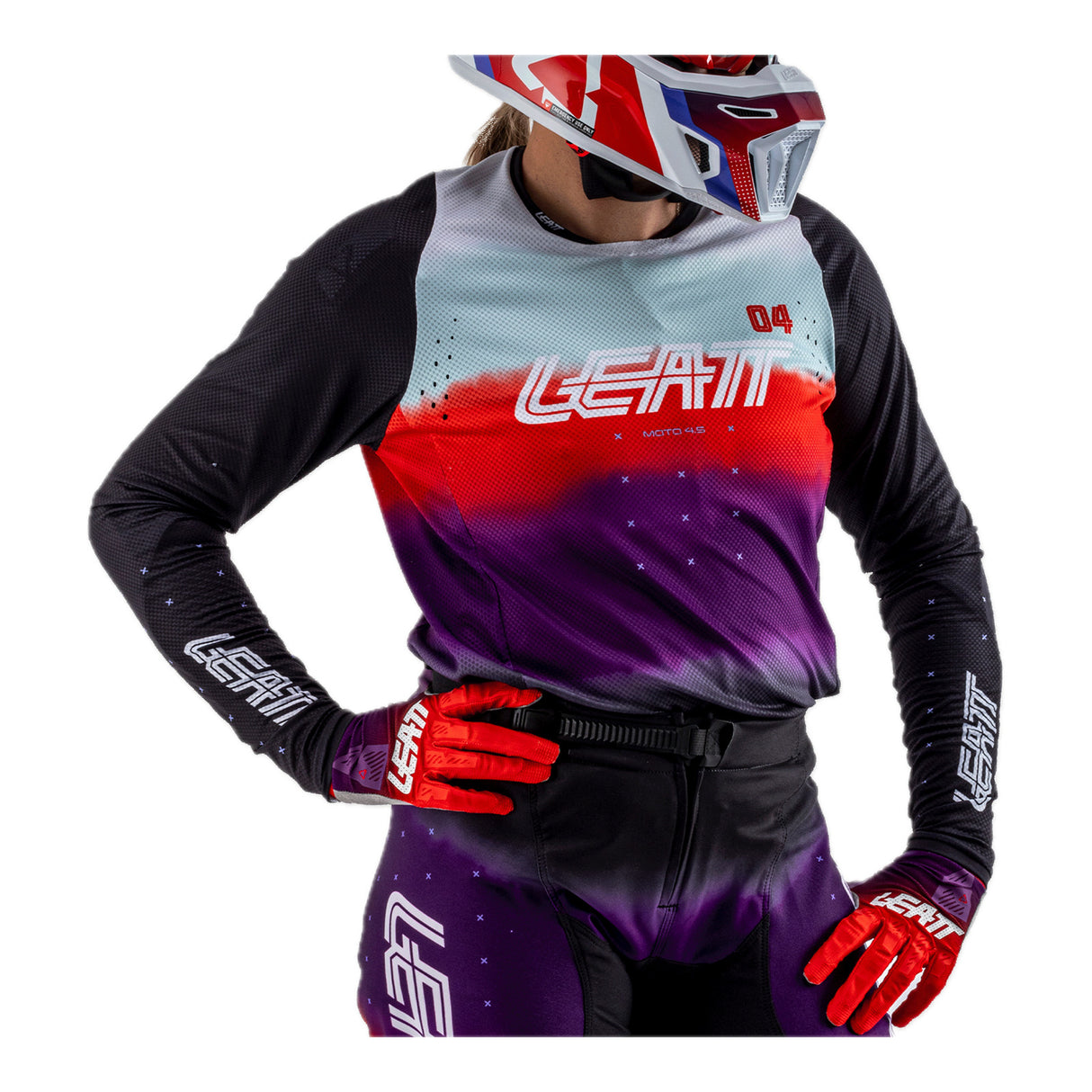 Leatt 2025 Moto 4.5 Lite Sunburn Womens Jersey