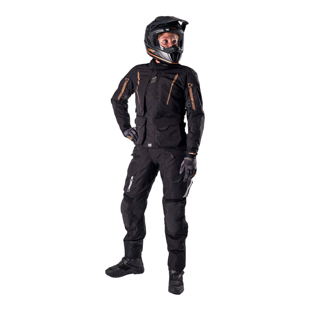 Leatt 5.5 ADV DriTour Stealth Black/Grey Women Textile Pants