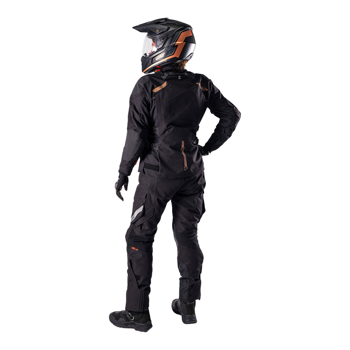 Leatt 5.5 ADV DriTour Stealth Black/Grey Women Textile Pants