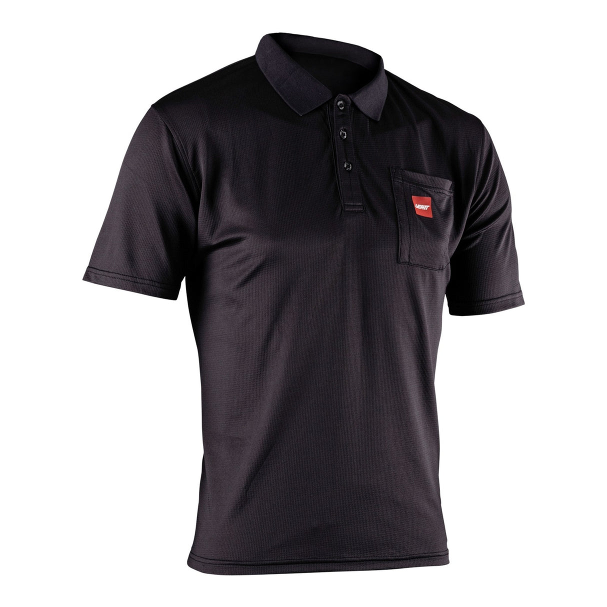 Leatt Team Black Short Sleeve Polo Shirt