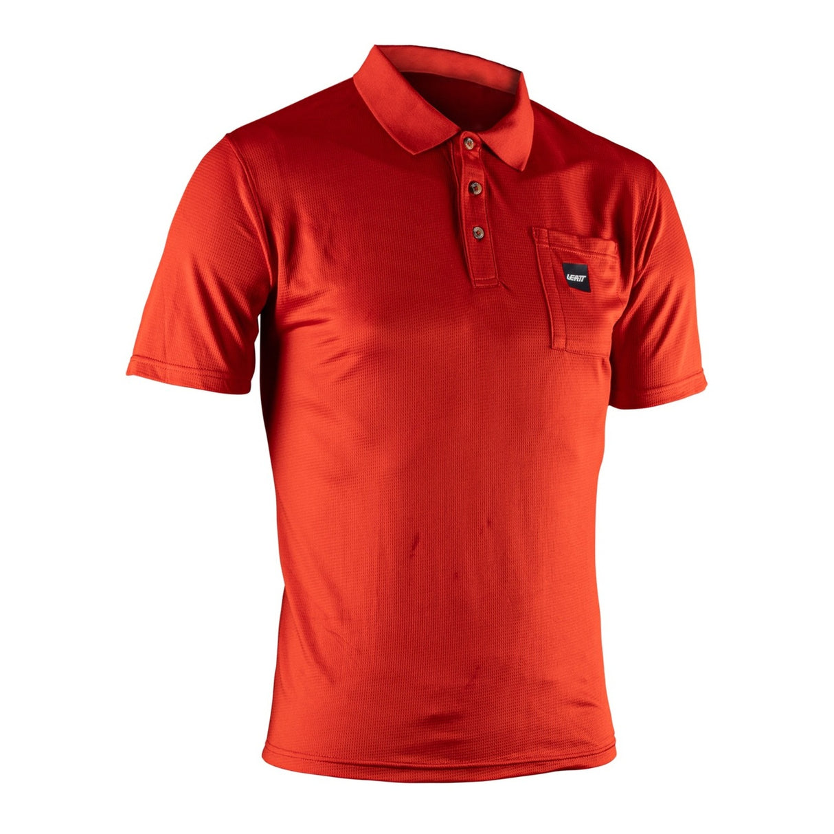 Leatt Team Chili Red Short Sleeve Polo Shirt