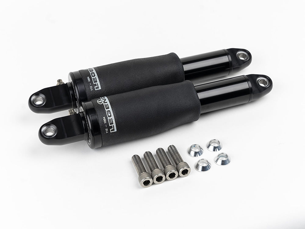Legend LEG-1311-0189 Air Series Adjustable Rear Air Shock Absorbers Black for Harley-Davidson FLH Trike 17-Up