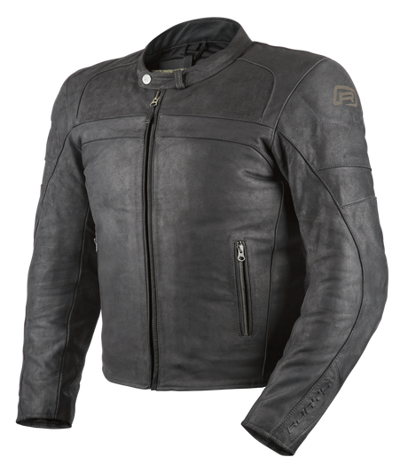 Rjays Calibre II Black Leather Jacket - EasyR