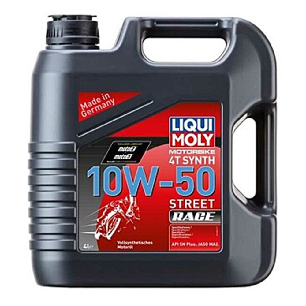 Liqui Moly 4T Full Synthetic 10W-50 Street Race Engine Oil 4L
