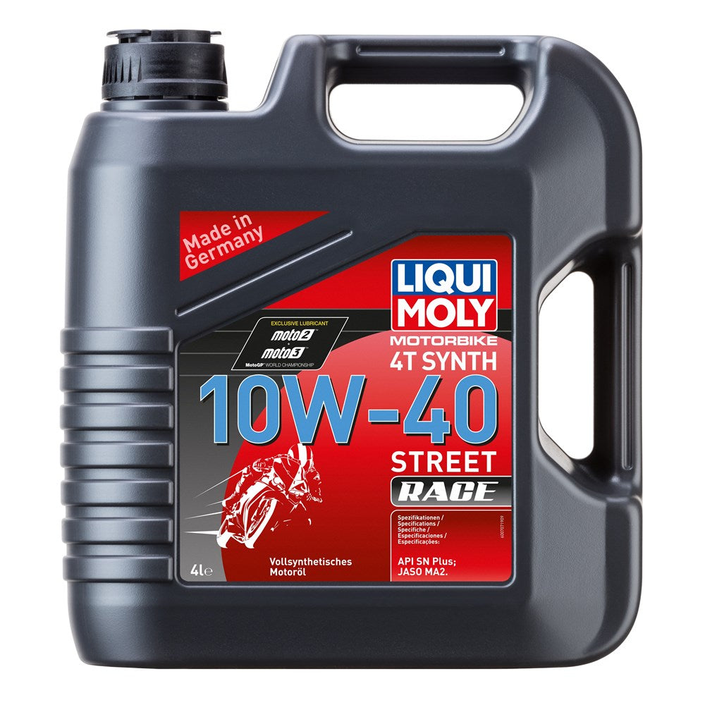 Liqui Moly 4T Synthetic 10W-40 Street Race Engine Oil 4L
