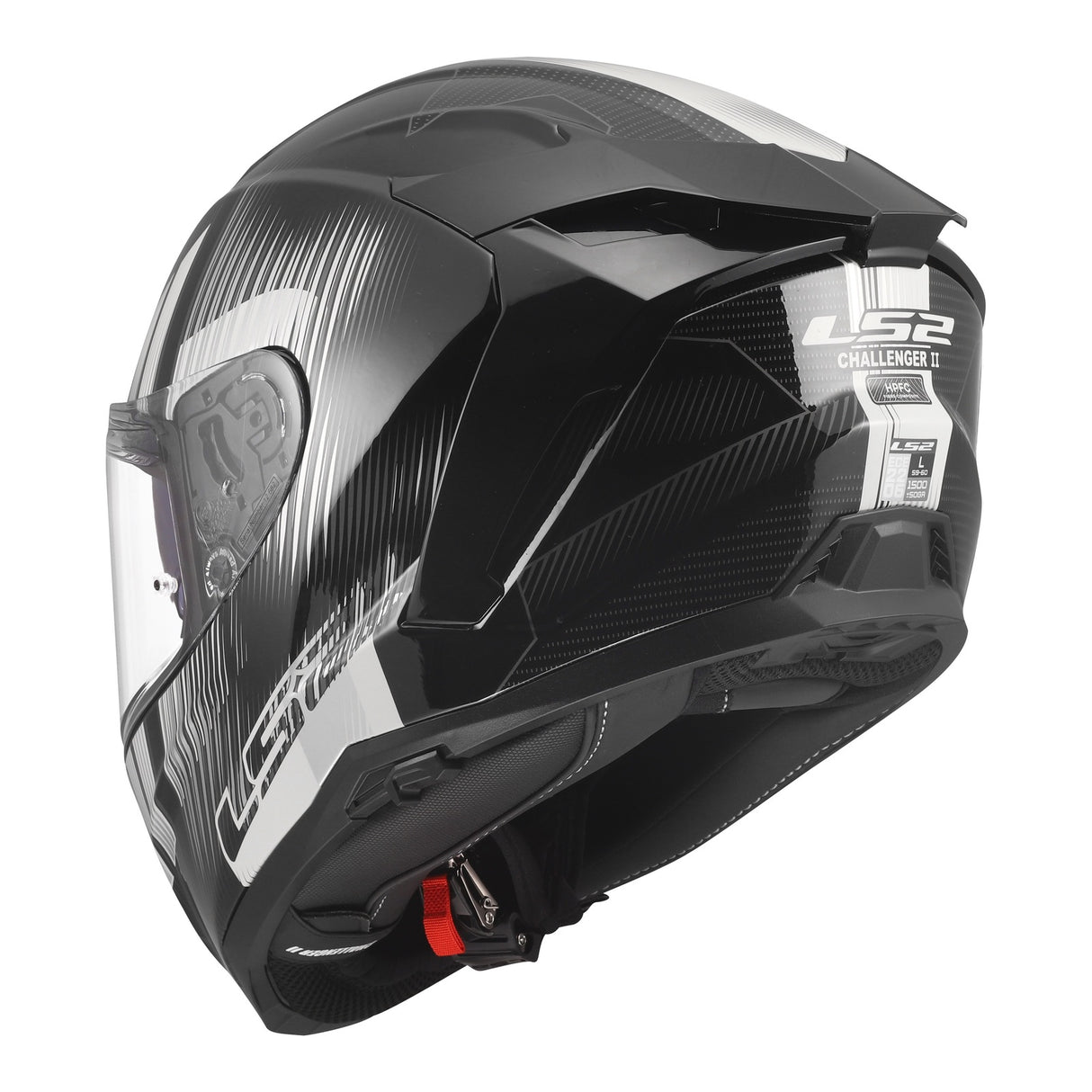 LS2 FF817 Challenger II Nitro Black/Grey Helmet