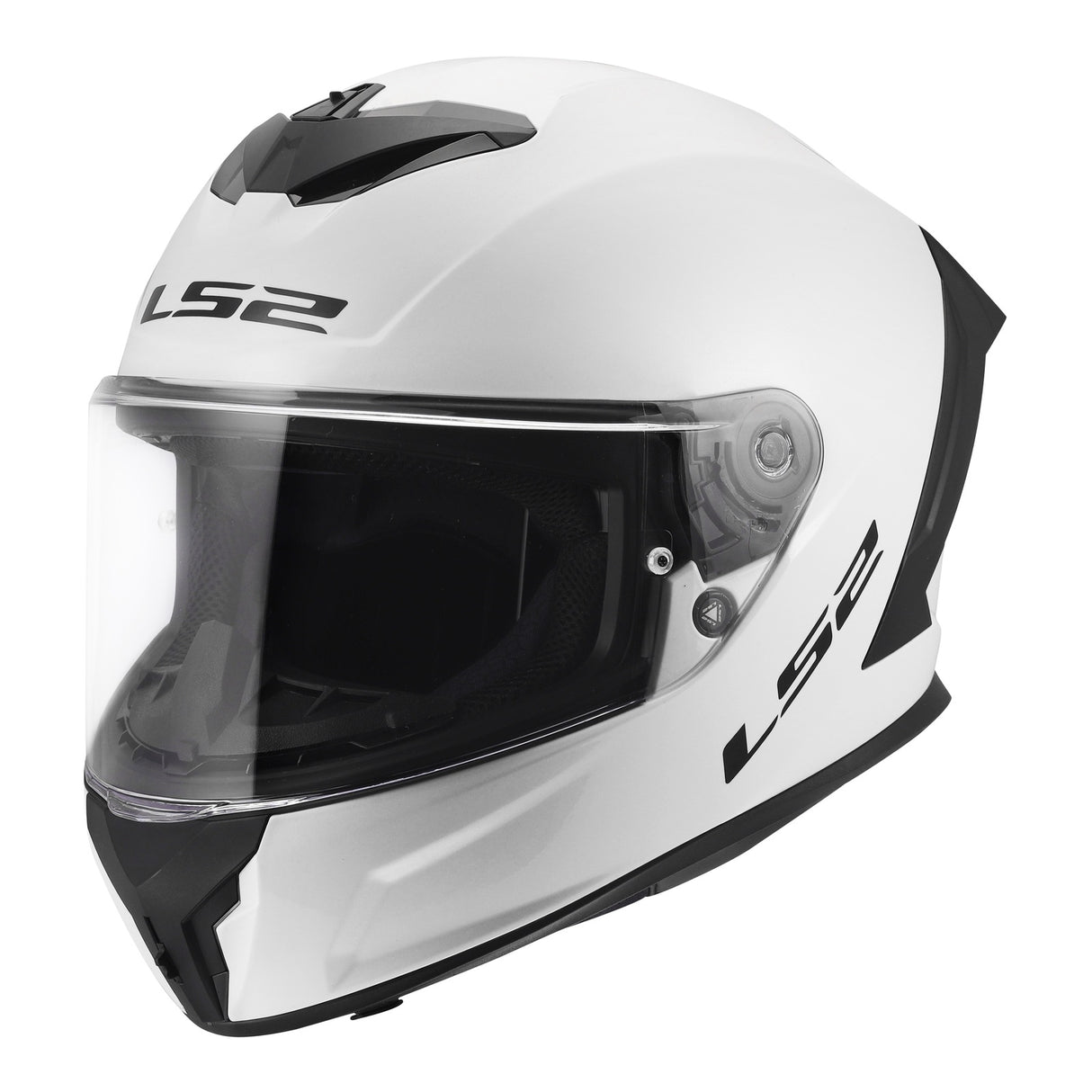 LS2 FF820 Rapid III Solid Gloss White Helmet
