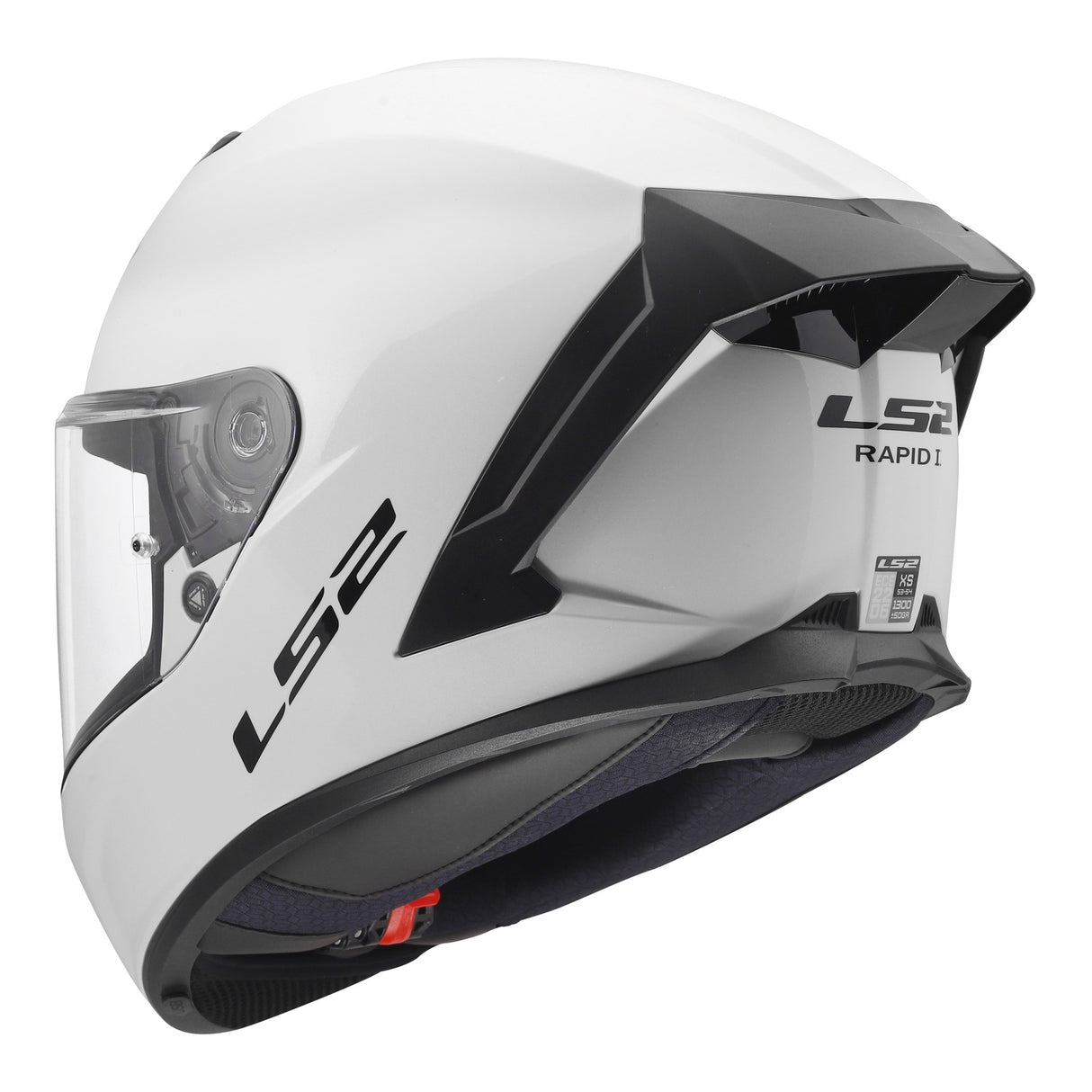 LS2 FF820 Rapid III Solid Gloss White Helmet