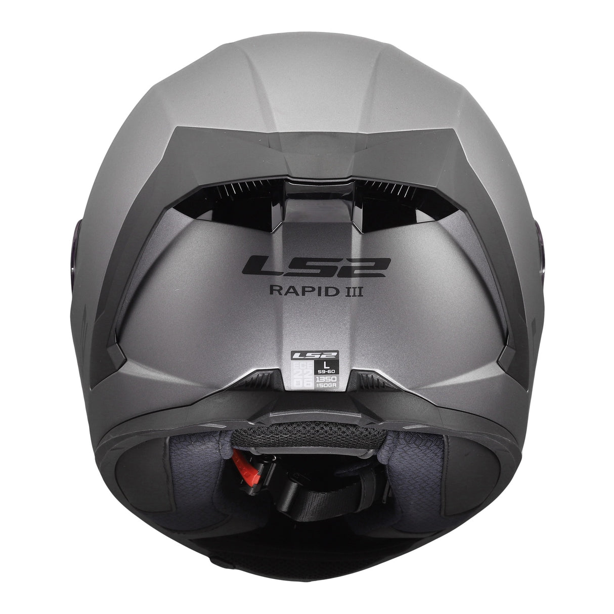 LS2 FF820 Rapid III Solid Matte Titanium Helmet