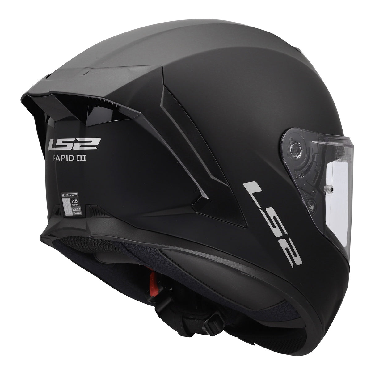 LS2 FF820 Rapid III Solid Matte Black Helmet