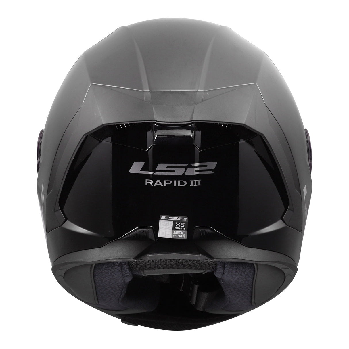 LS2 FF820 Rapid III Solid Gloss Black Helmet