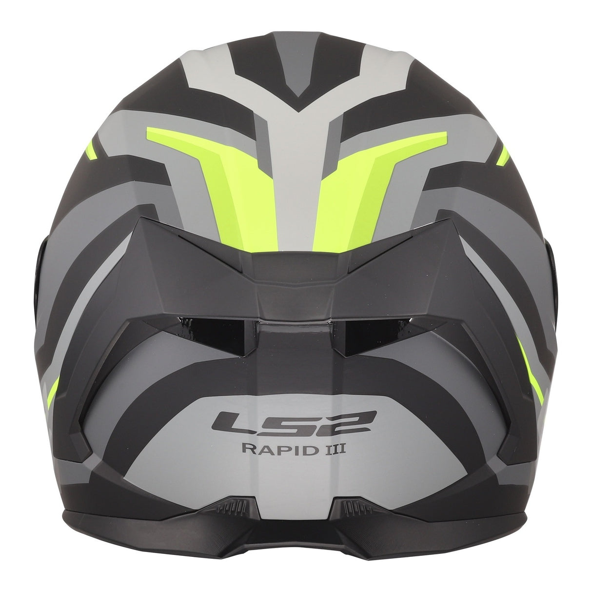 LS2 FF820 Rapid III Hyper Black/Hi-Vis Yellow Helmet