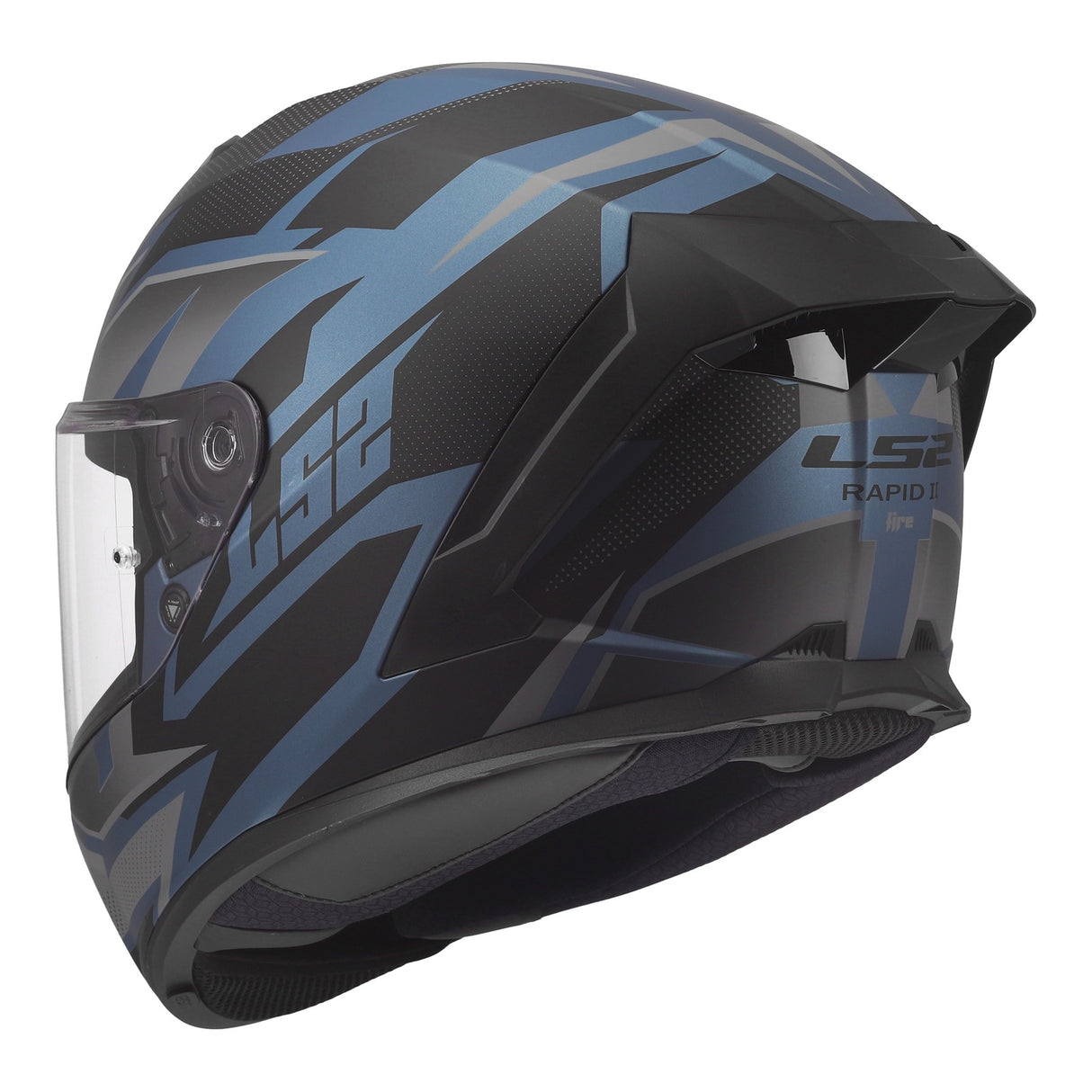 LS2 FF820 Rapid III Xtrem Black/Blue/Petrol Helmet