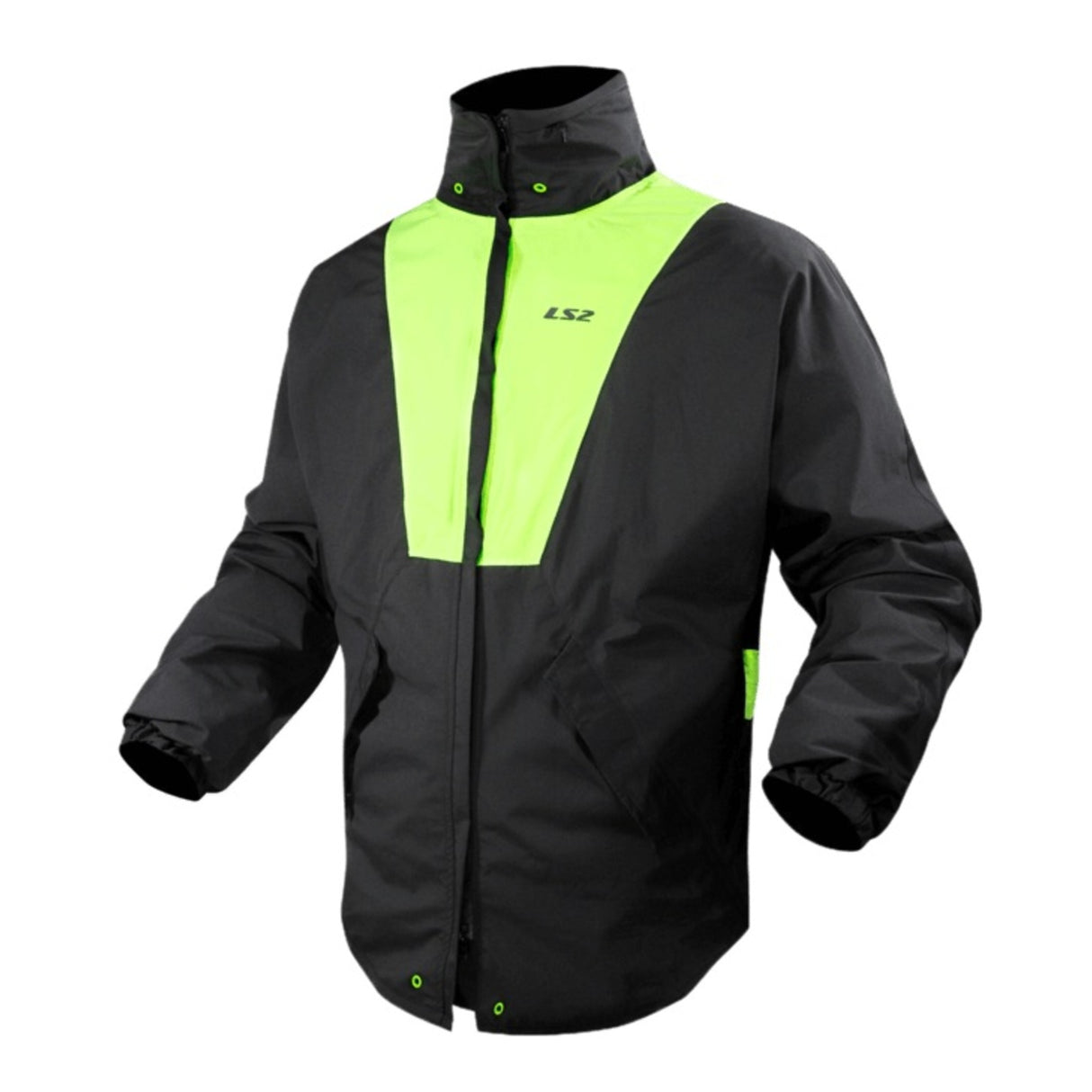LS2 X-Rain Black/Hi-Vis Yellow Jacket