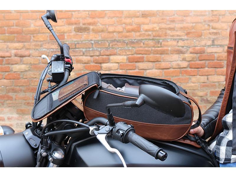 Shad SR18 Cafe Racer Brown 8L Tank Bag